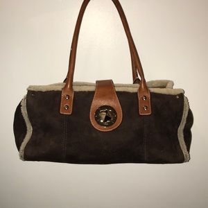 Brown Shearling Kate Spade Handbag